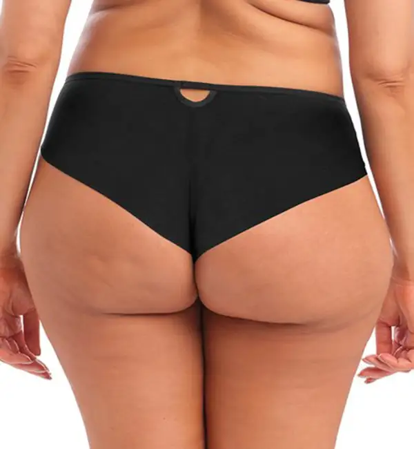 Mid-Rise Mesh Brazilian Brief Panty