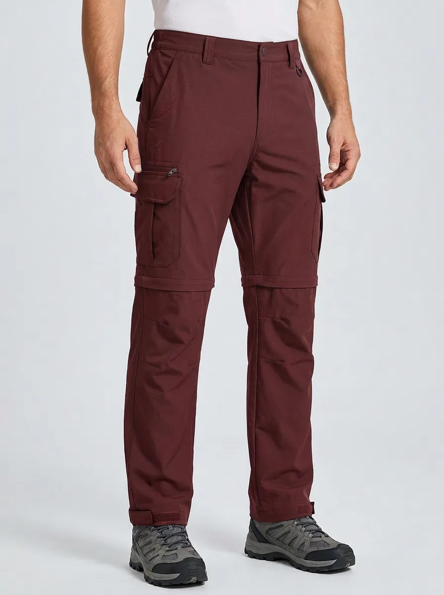 Men's Alpine Outdoor Waterproof Zip-Off Tactical Cargo Pants