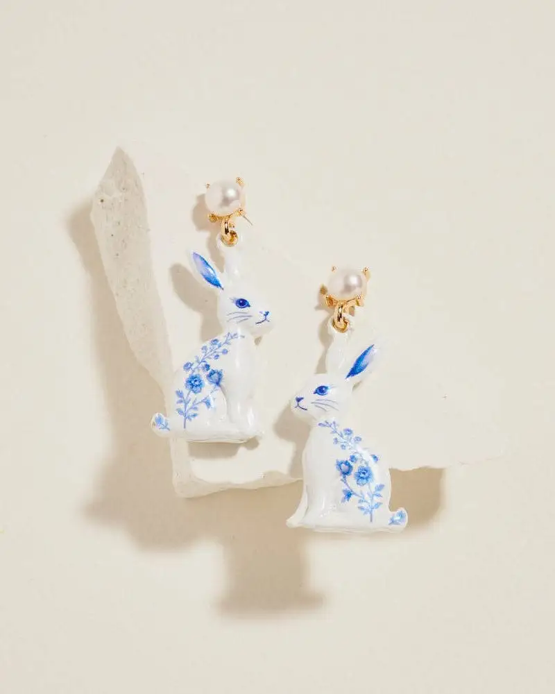 Floral Twisted Fashion Earrings