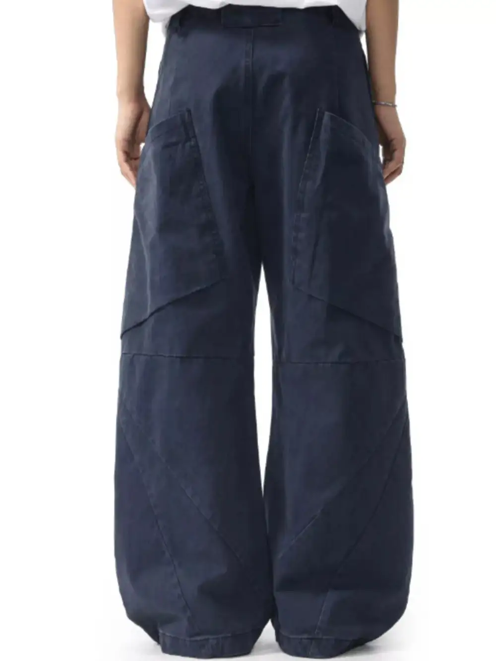 Pocketed Wide Leg Cargo Pants