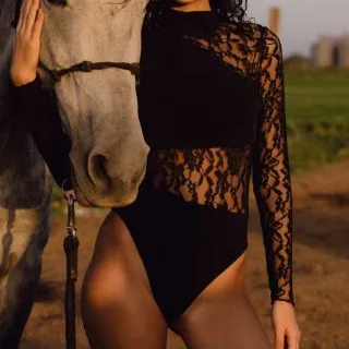 Contemporary Cotton Fashion Bodysuit