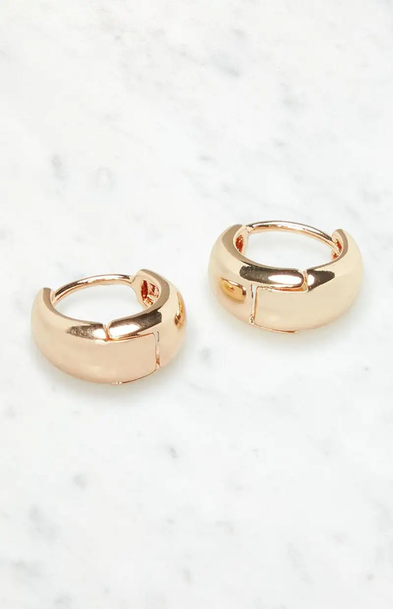 John Galt Dome Hoop Earrings