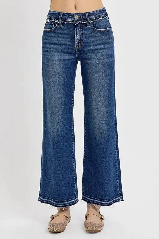 Casual Flare Leg Denim Jeans