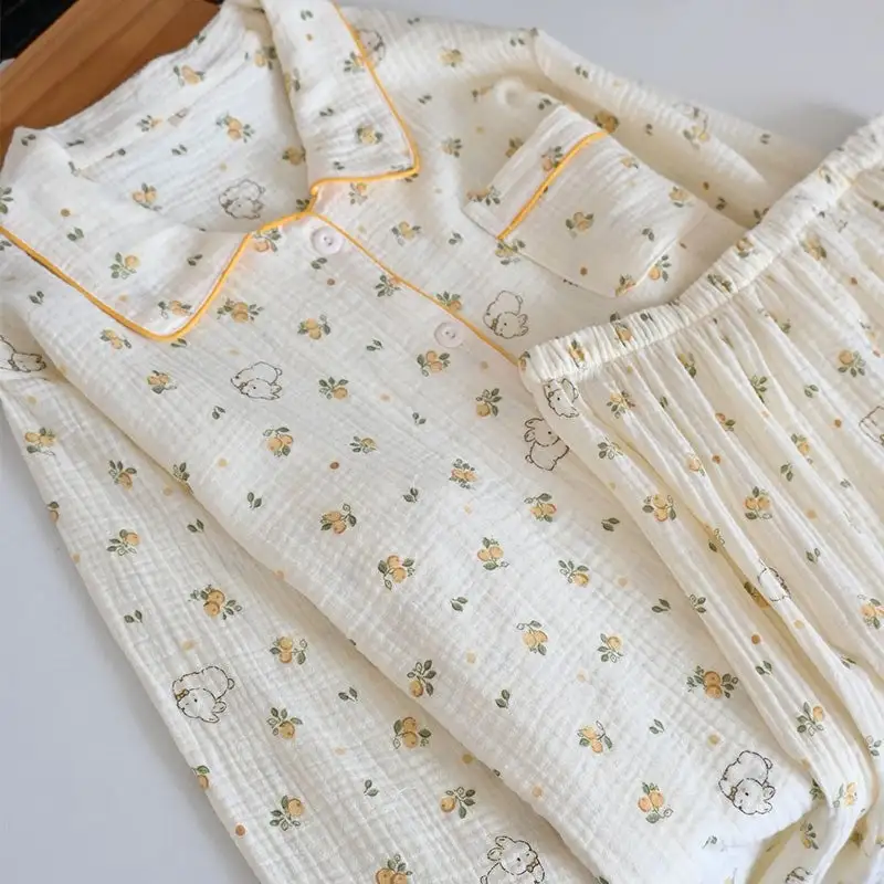 Long Sleeve Printed Pajama Set