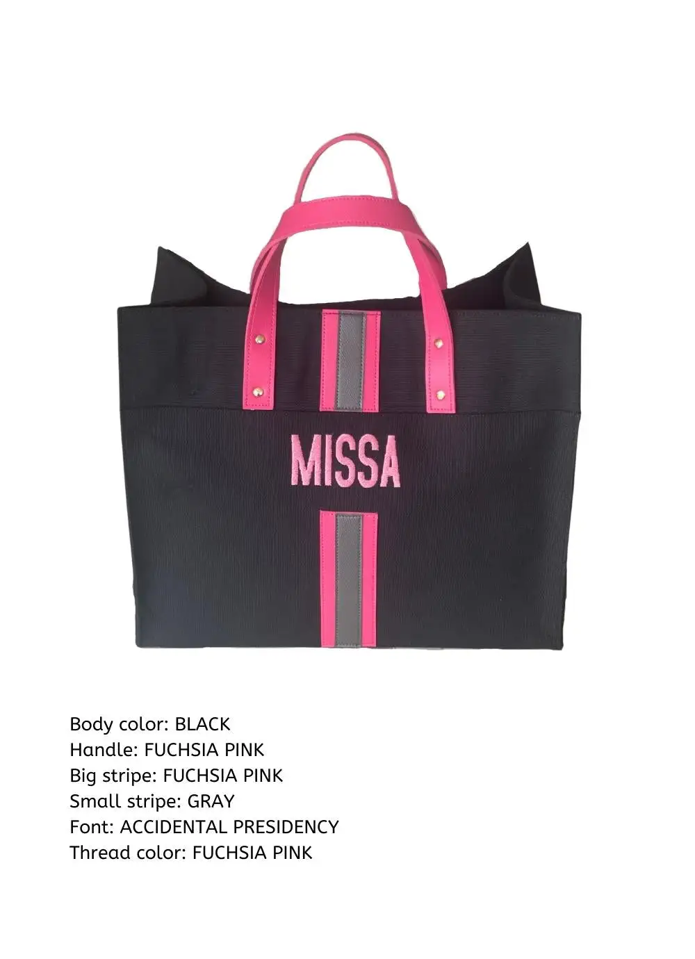 Customize Briony Canvass Tote Bag