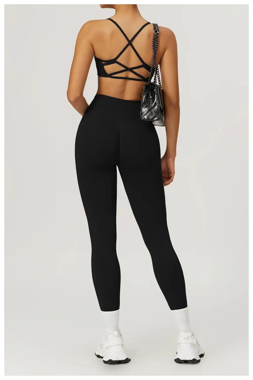 Seamless Yoga Set Gym Workout Fitness Sports Bra Leggings