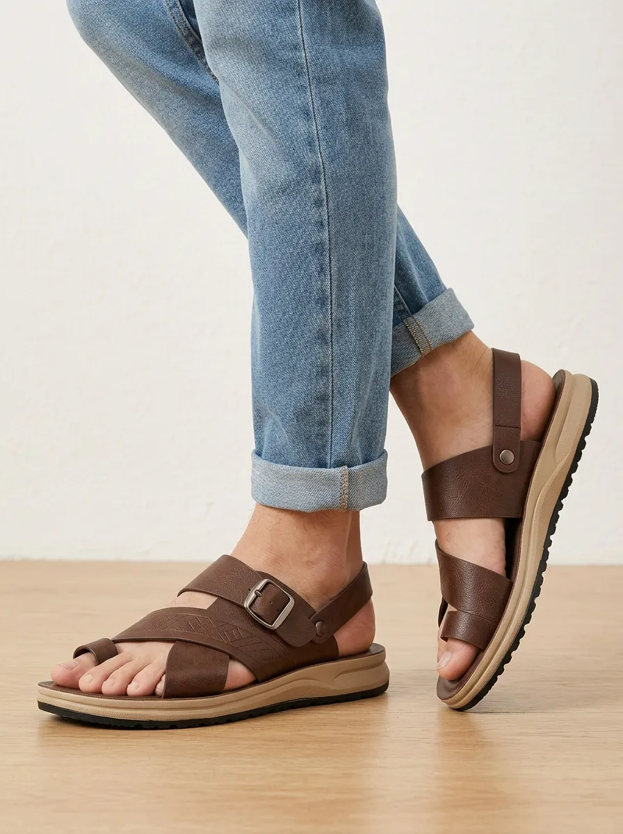 Modern Casual Leather Sandals