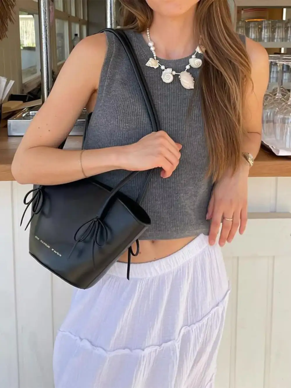 Refined Ribbed-Knit Tank Top
