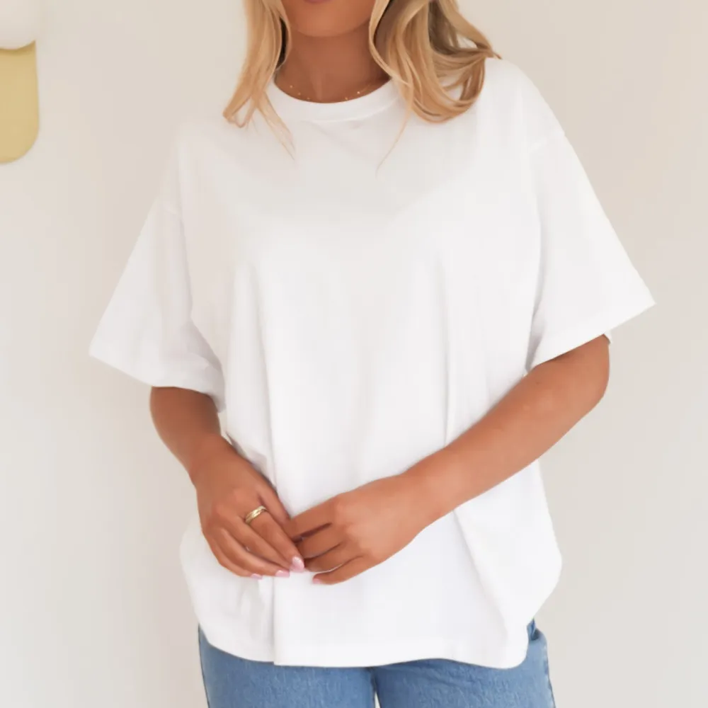 Oversized Ribbed Weekend Layer Casual Tee