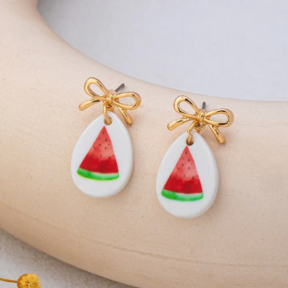 Bow Drop namel Charm Statement 2