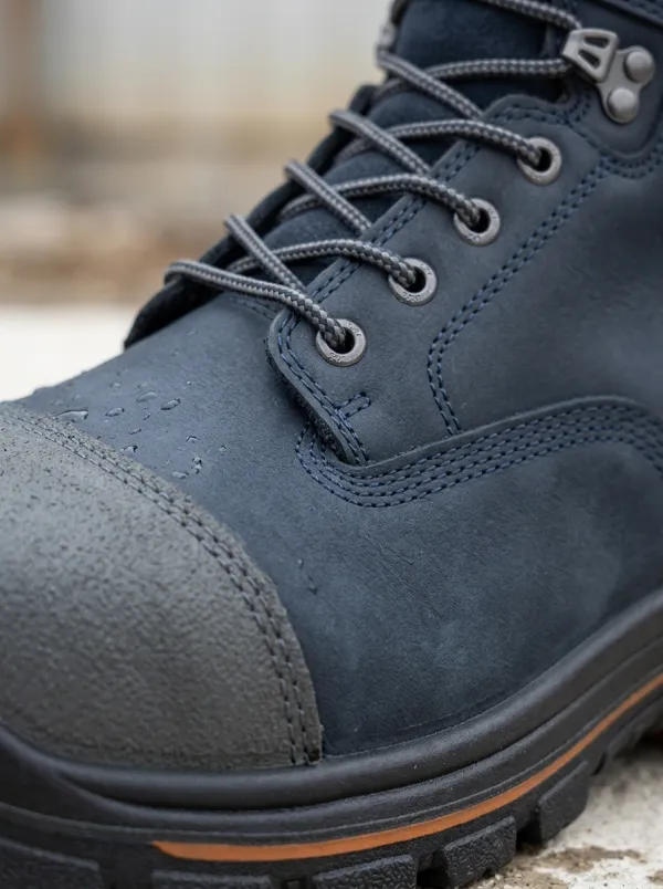 Men's Waterproof Industrial Safety Printed Work Boots