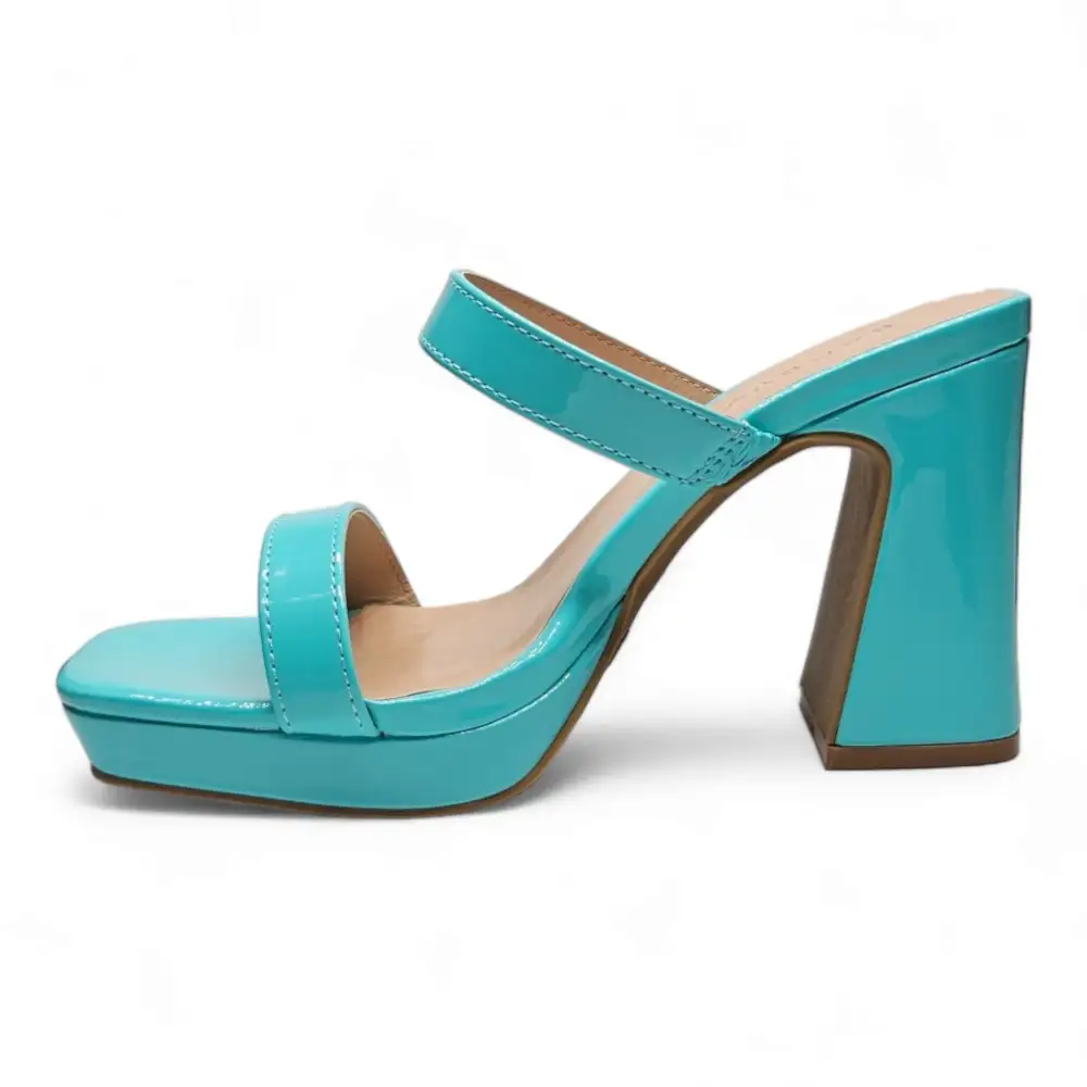 React Square Toe Platform Heel