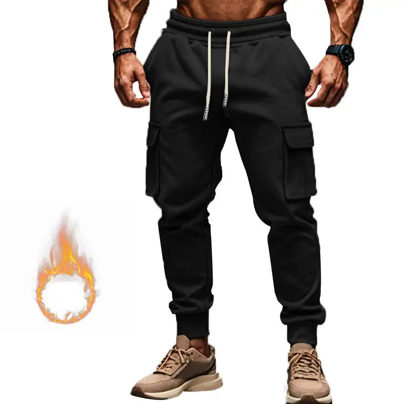 Men's o Thermo Cargo Pants Waistband Pockets Cargo Pants
