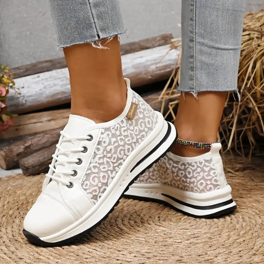 Lace Up Platform Sneakers Shoes