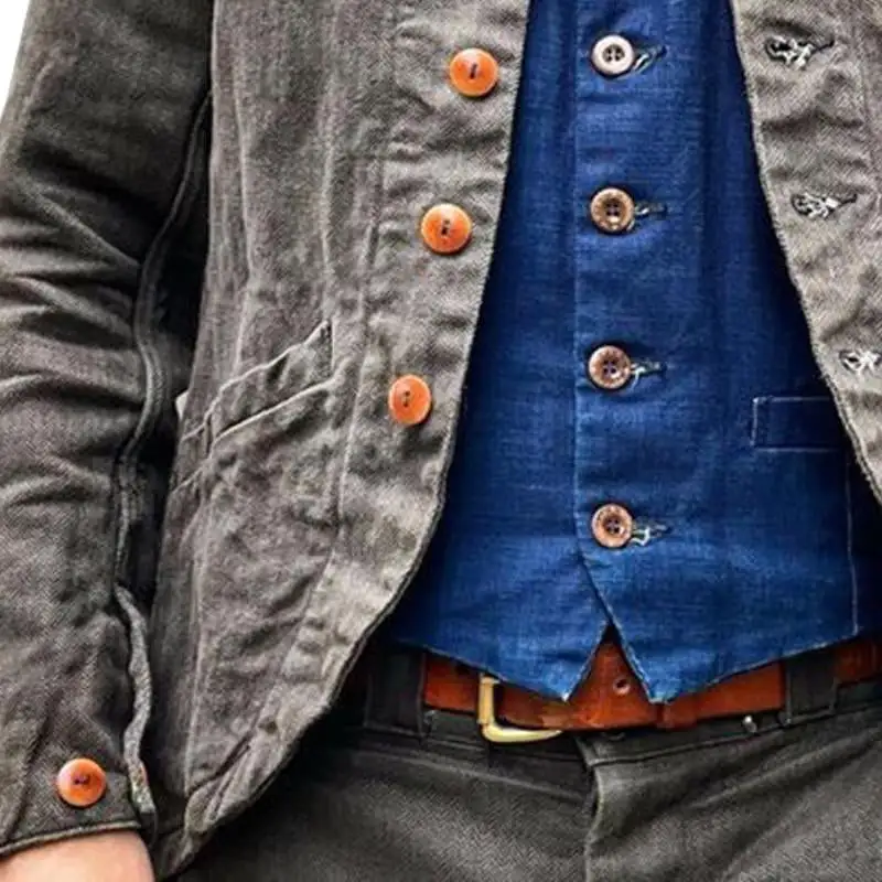 Buttoned Chore Utility Pocket Jacket