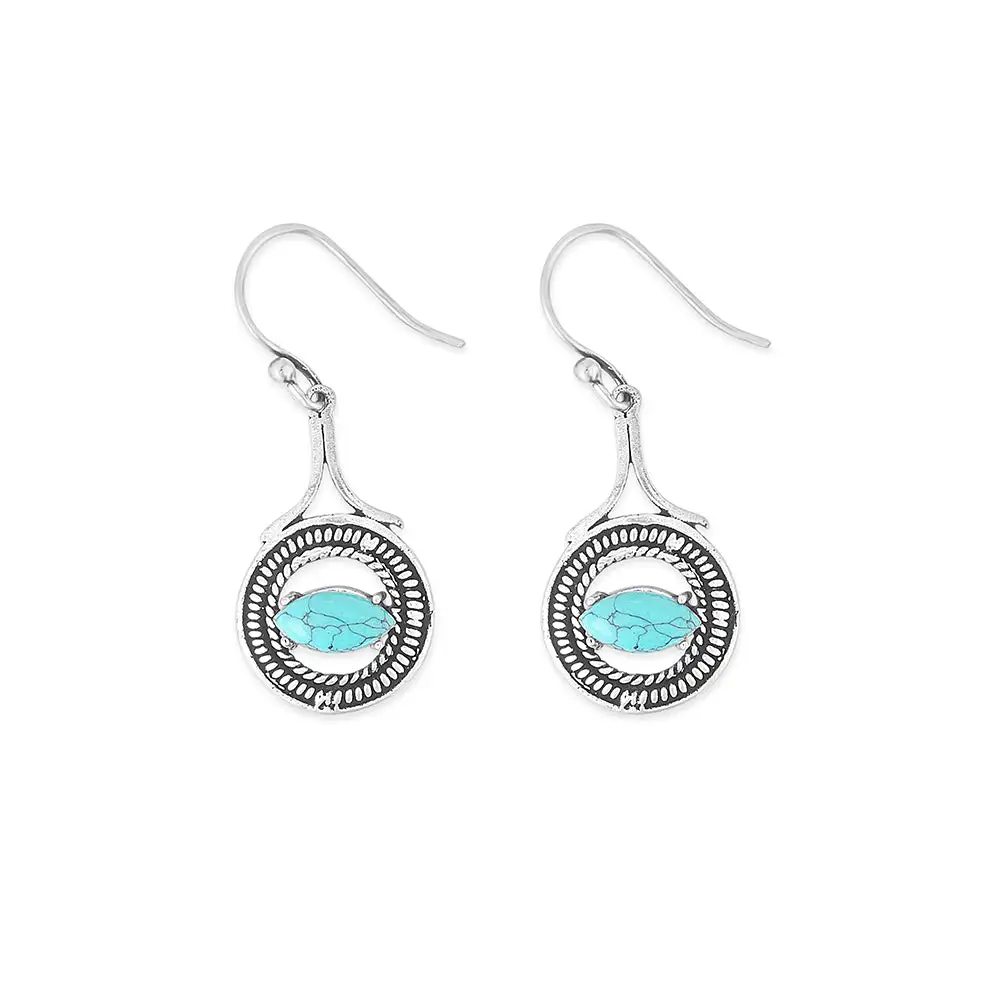 Polished Graphic Artful Statement Earrings