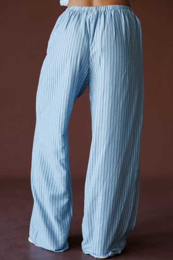 Striped Easy-Wear Versatile Pants