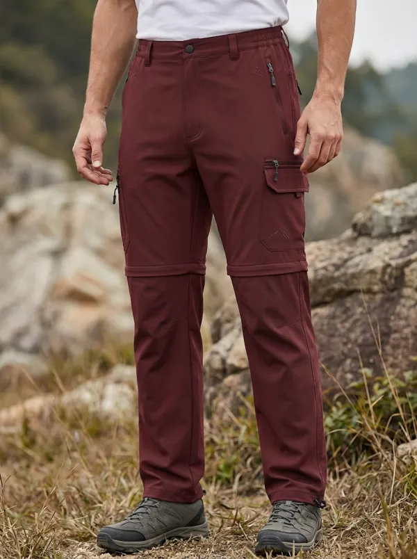Men's Trail Trek Waterproof Zip-Off Tactical Cargo Pants