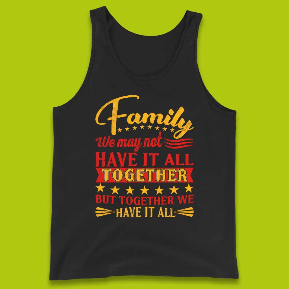 Weekend Family Quote Jersey Tank Top