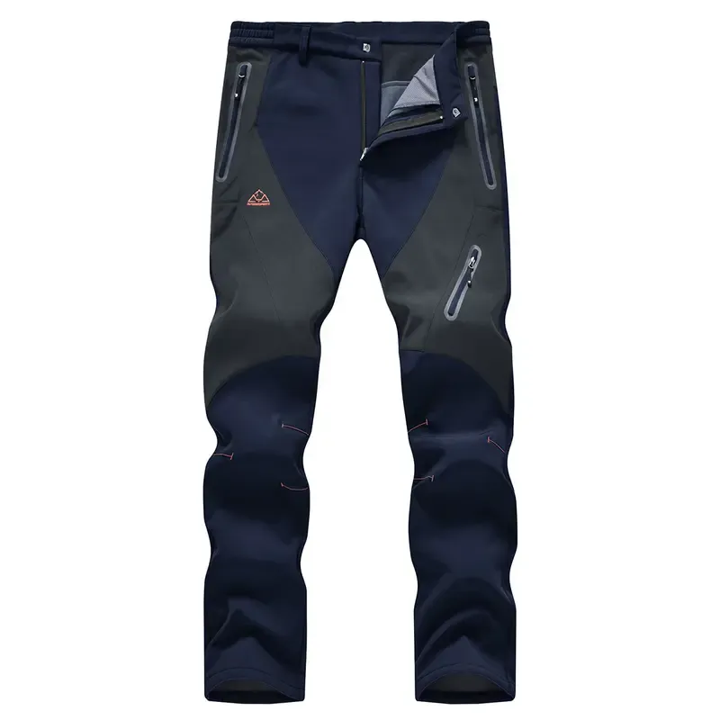 Men's waterproof, insulated pants—suitable for cold-weather hiking and winter skiing.