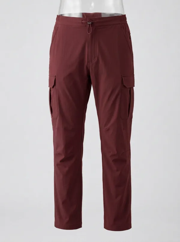 Men's Multi-Pocket Quick-Dry Travel Flex-Knee Cargo Pants