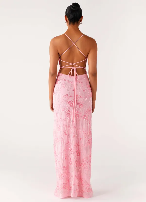 Refined Sequin Cami Maxi Dress
