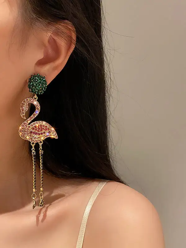 Angular Pearl-Inspired Accent Earrings