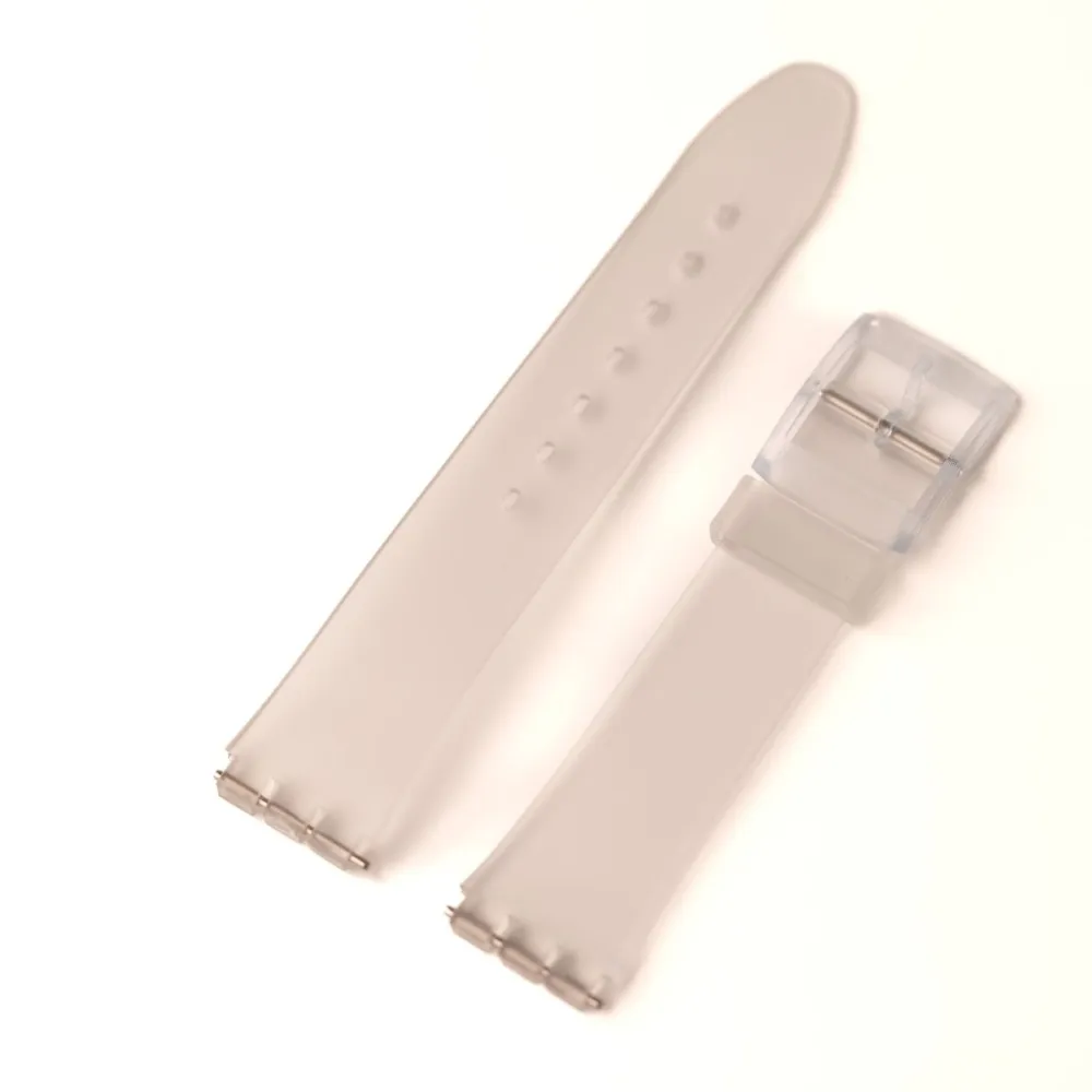 Modern Leather Rubber Watch Strap