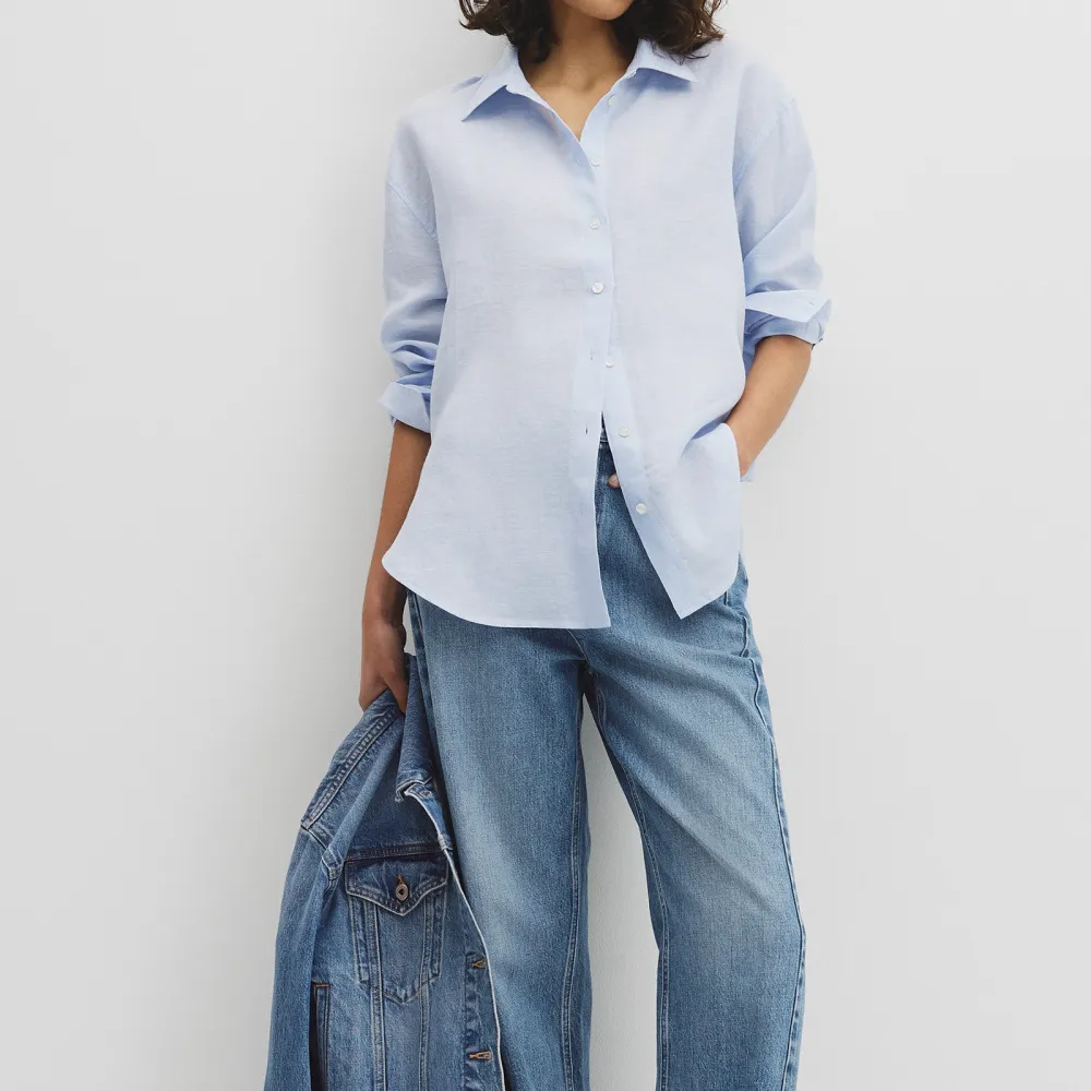 Women's Linen Oversized Shirt