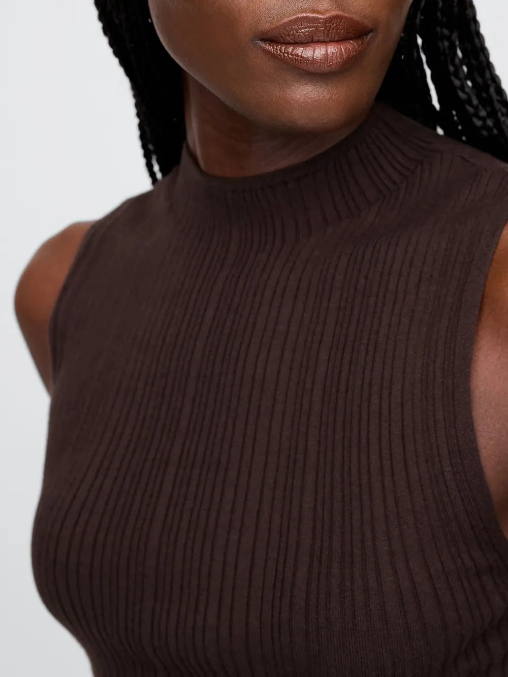 Long Ribbed Vest