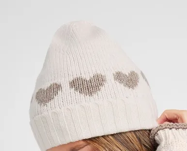 Lightweight Heart Beanie Accessory