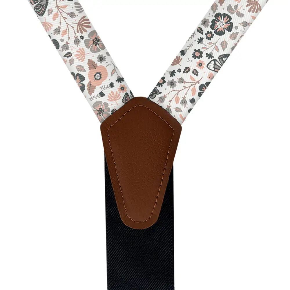 Mariposa Floral Pattern Suspenders
