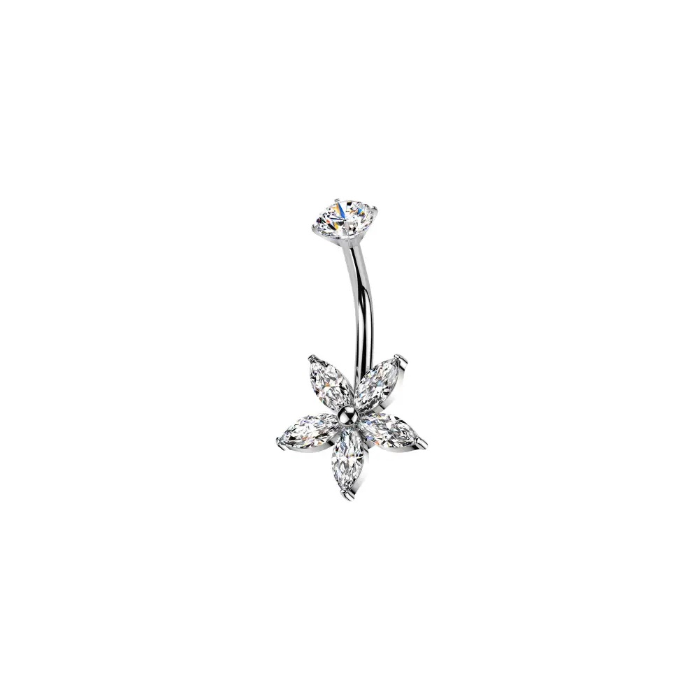 Simple Surgical-Steel Belly Button Ring