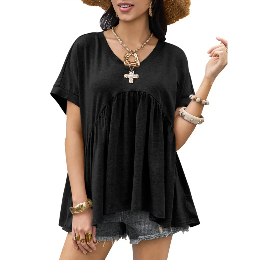 Women's Summer Peplum Top