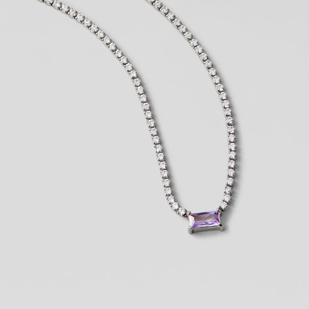 Waterproof Tarnish-Resistant Crystal Necklace