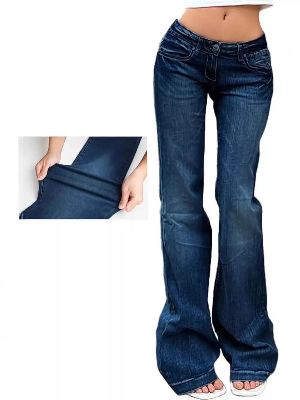 Stretch Soft Flare Denim Jeans