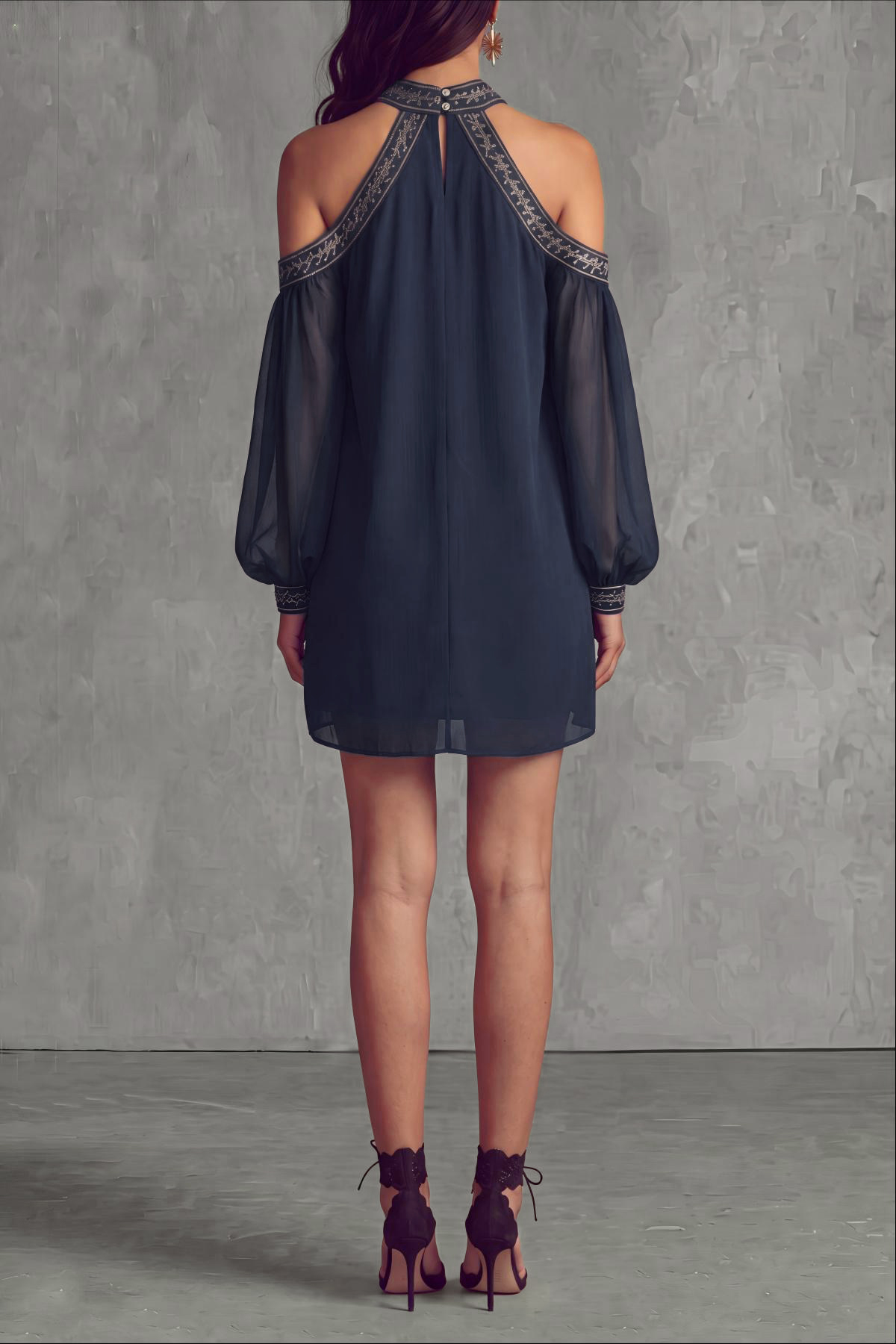 Halter Neck Mini Dress