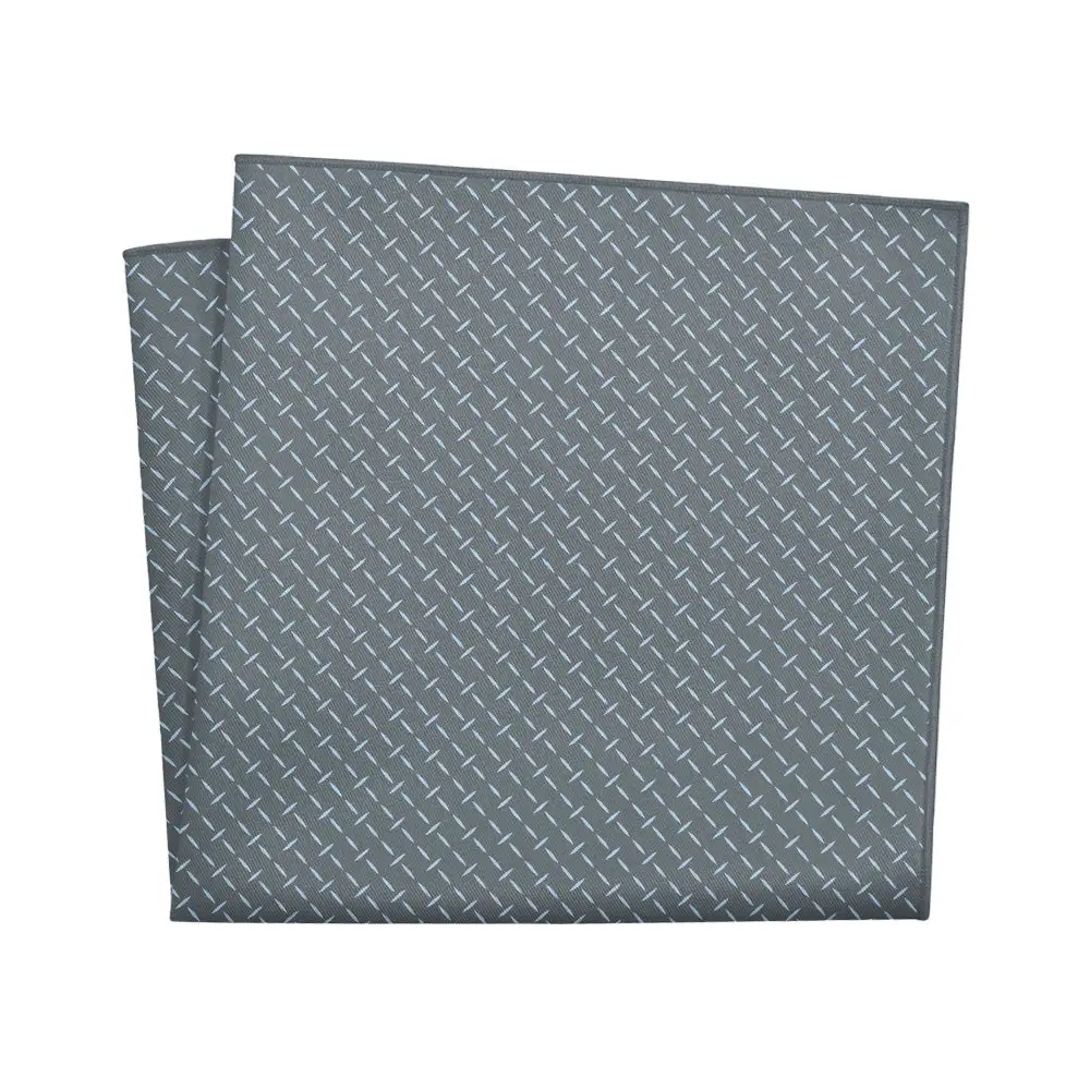 Formal Elevated Geometric Textured Pocket Square