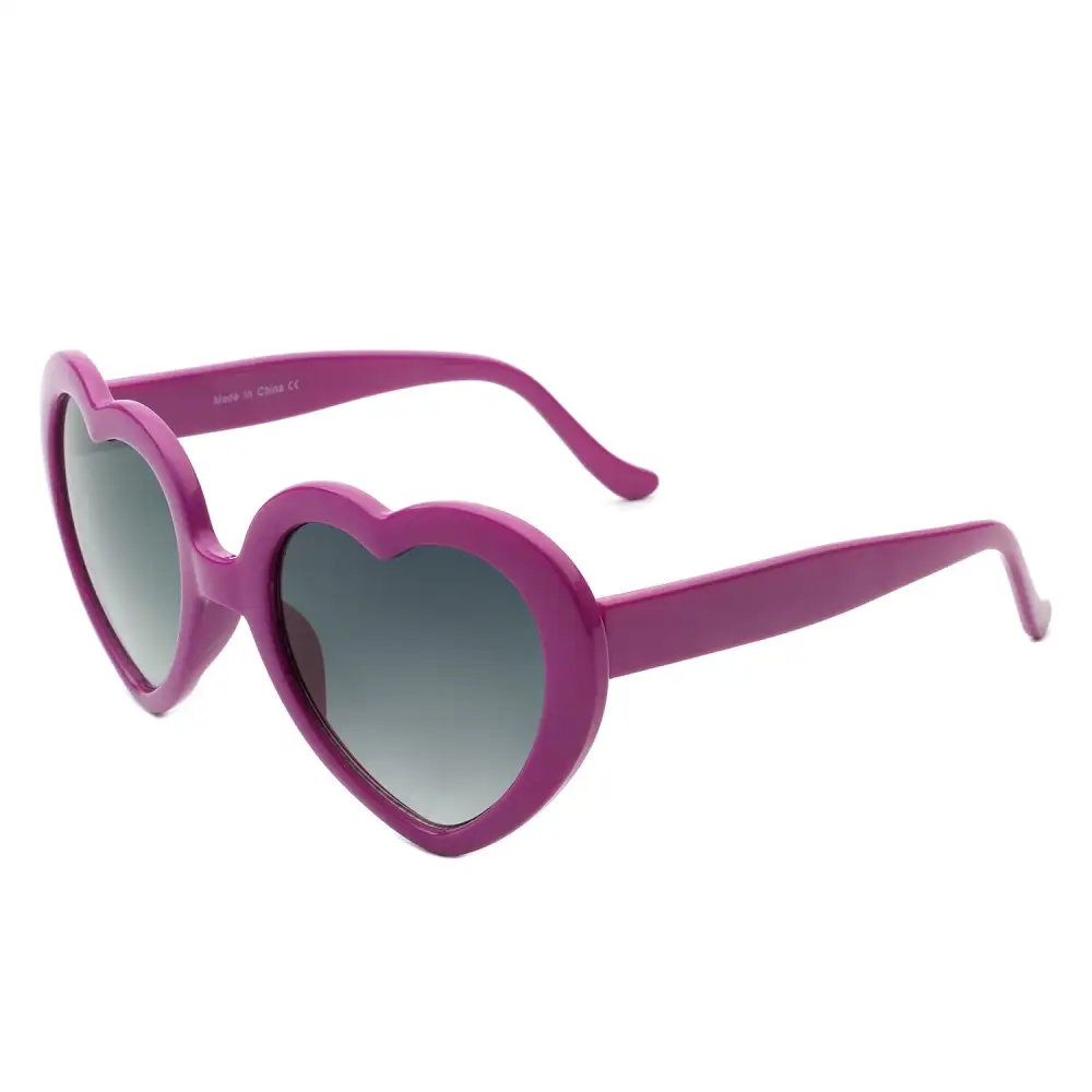 Layered Heart Shape Frame Sunglasses