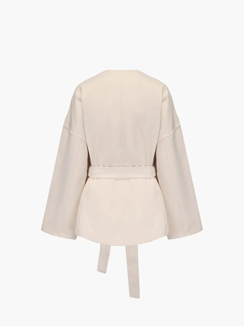 Polished Belted Cardigan