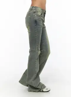 Regular-Fit Bootcut Jeans