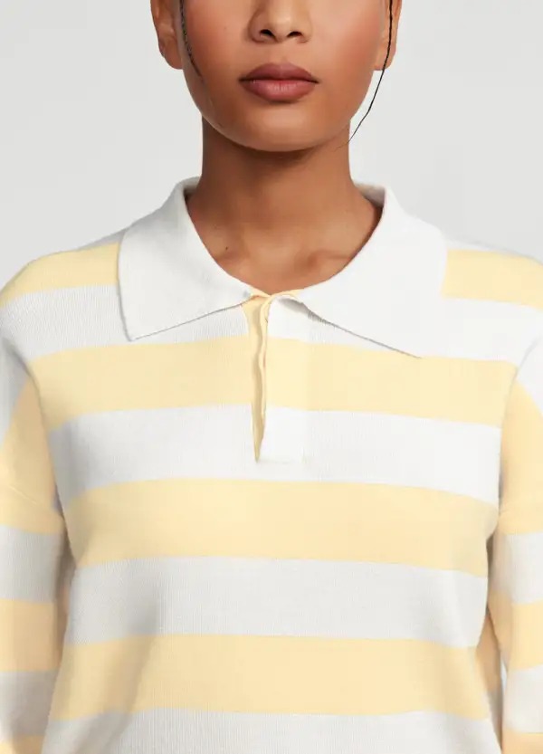 Preppy Wide Stripe Rugby Shirt