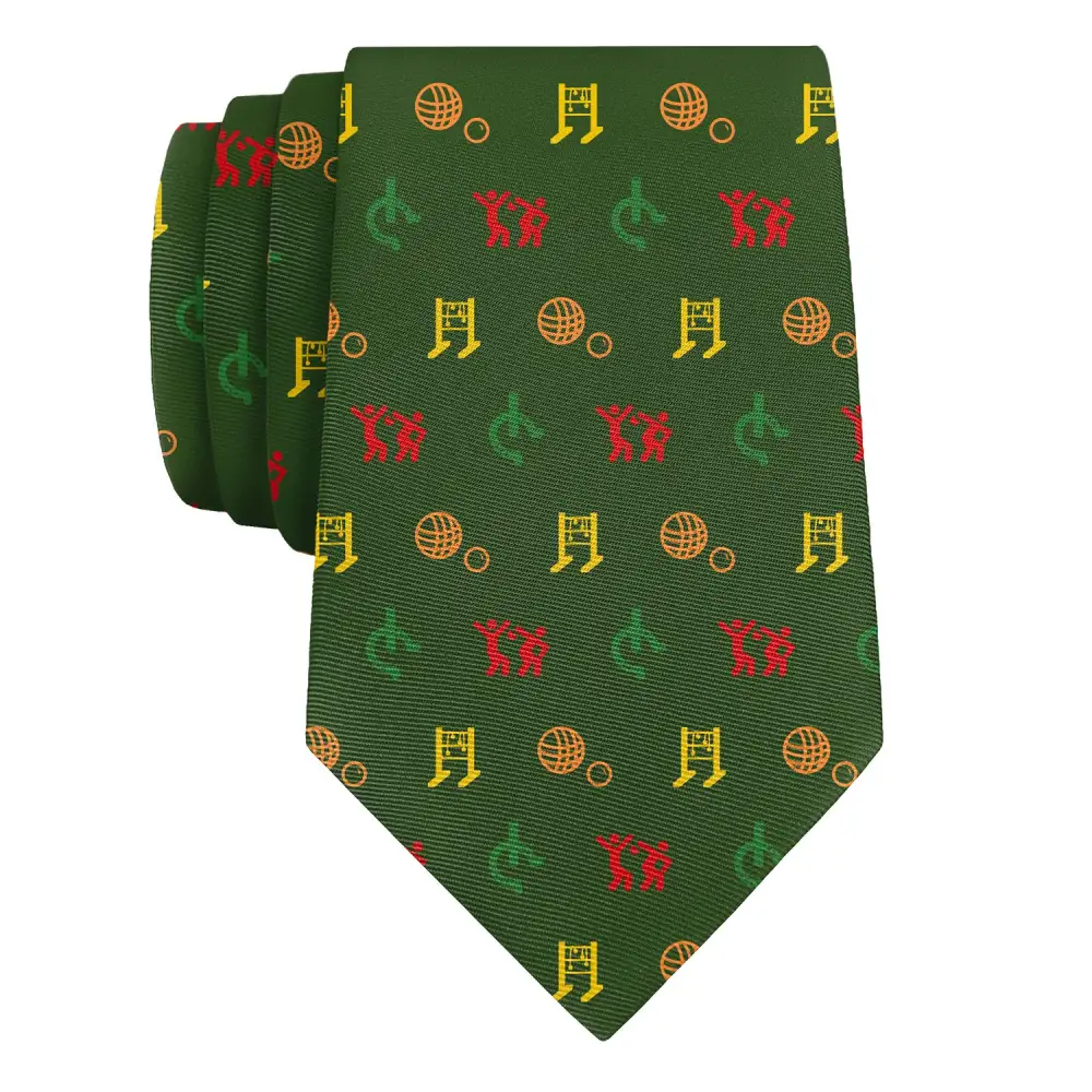 Lawn Games Pattern Necktie