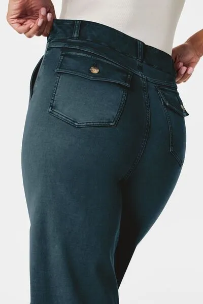 Relaxed High Waist Pocketed Denim Jeans