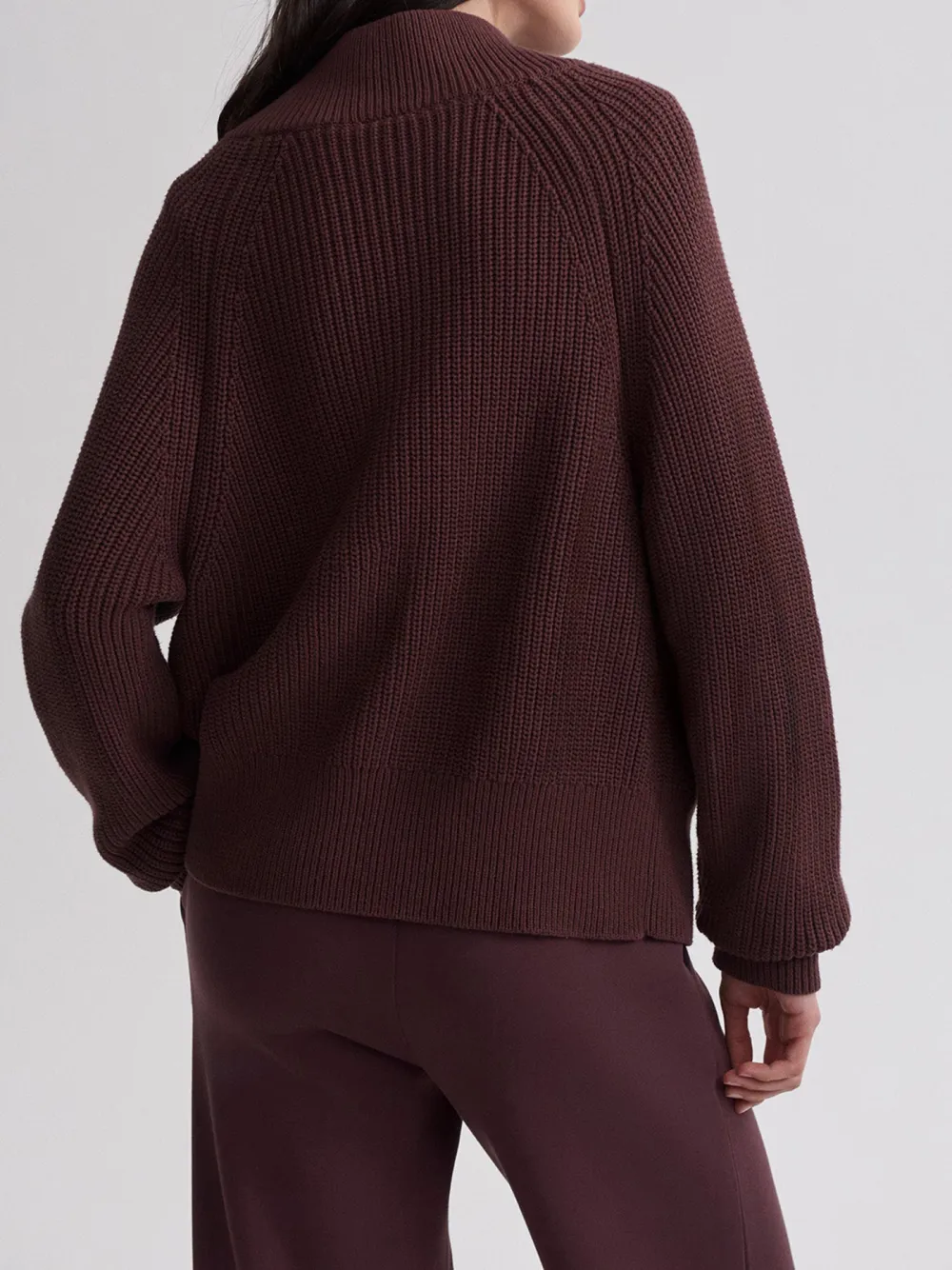 Cotton Half-Zip Knit Jackets