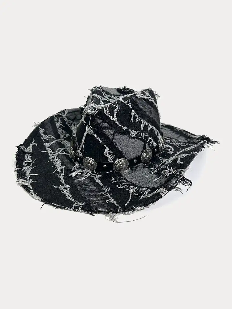 Western Fashion Distressed Cowboy Fedora Hats