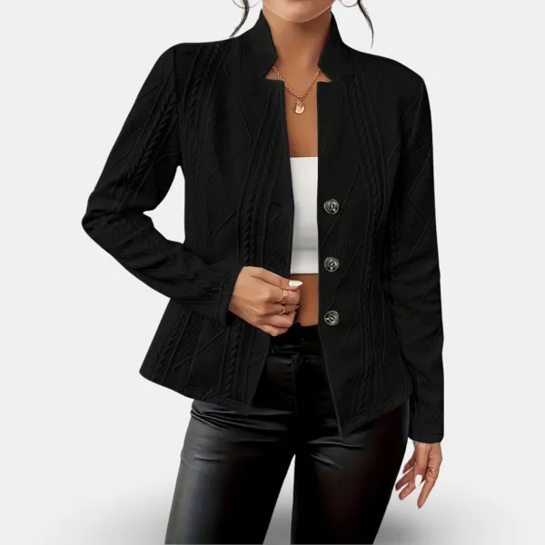 Women's Tailored Blazer With Flattering Fit and