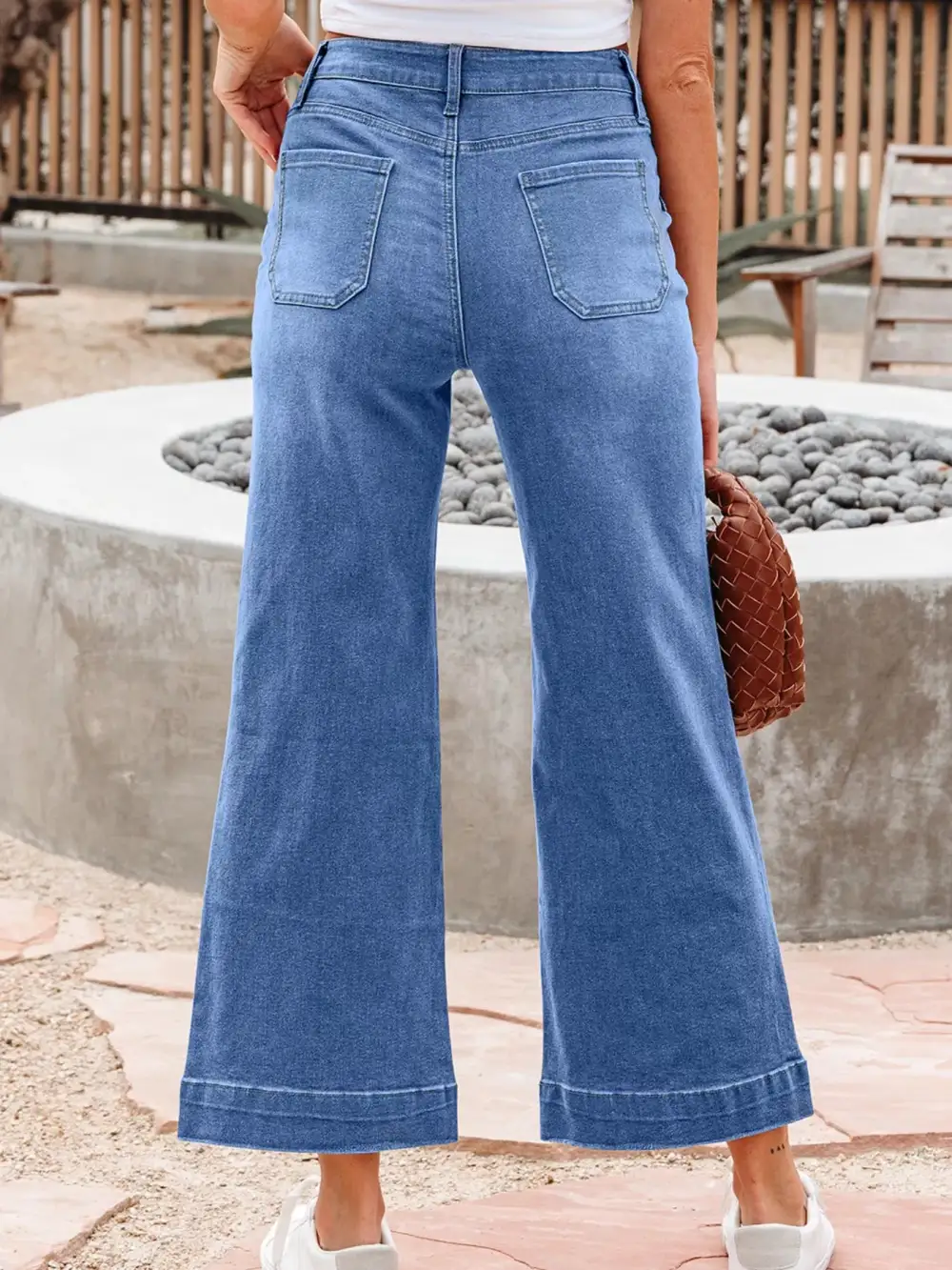 Flap Pocket Easy Layer Denim Jeans