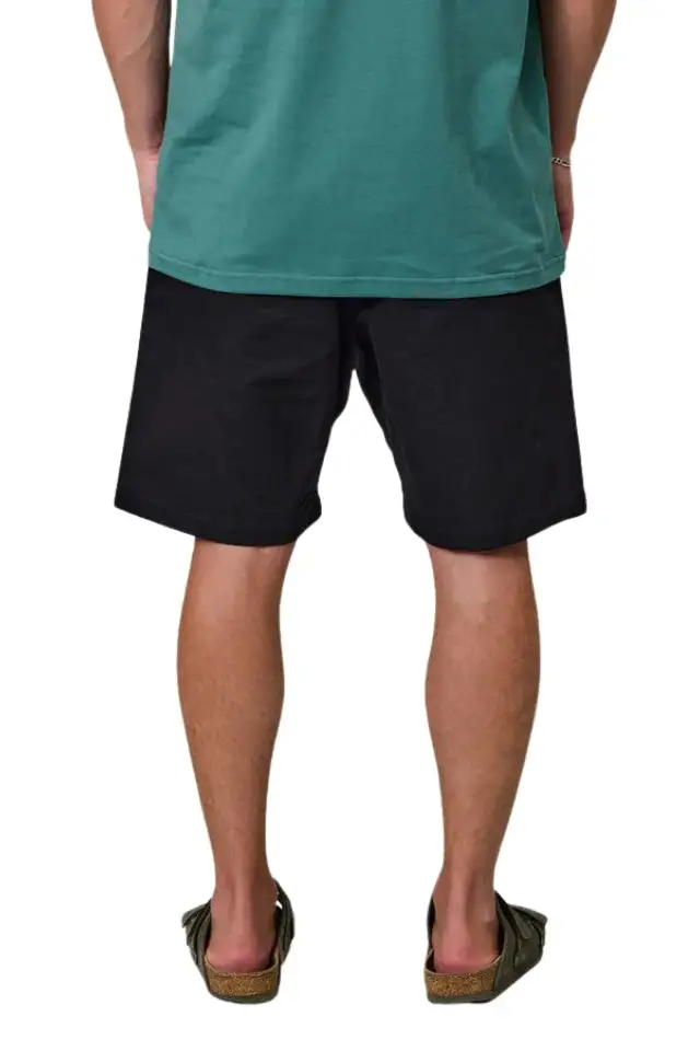 Elastic Waist Webbing Belt Trail Shorts