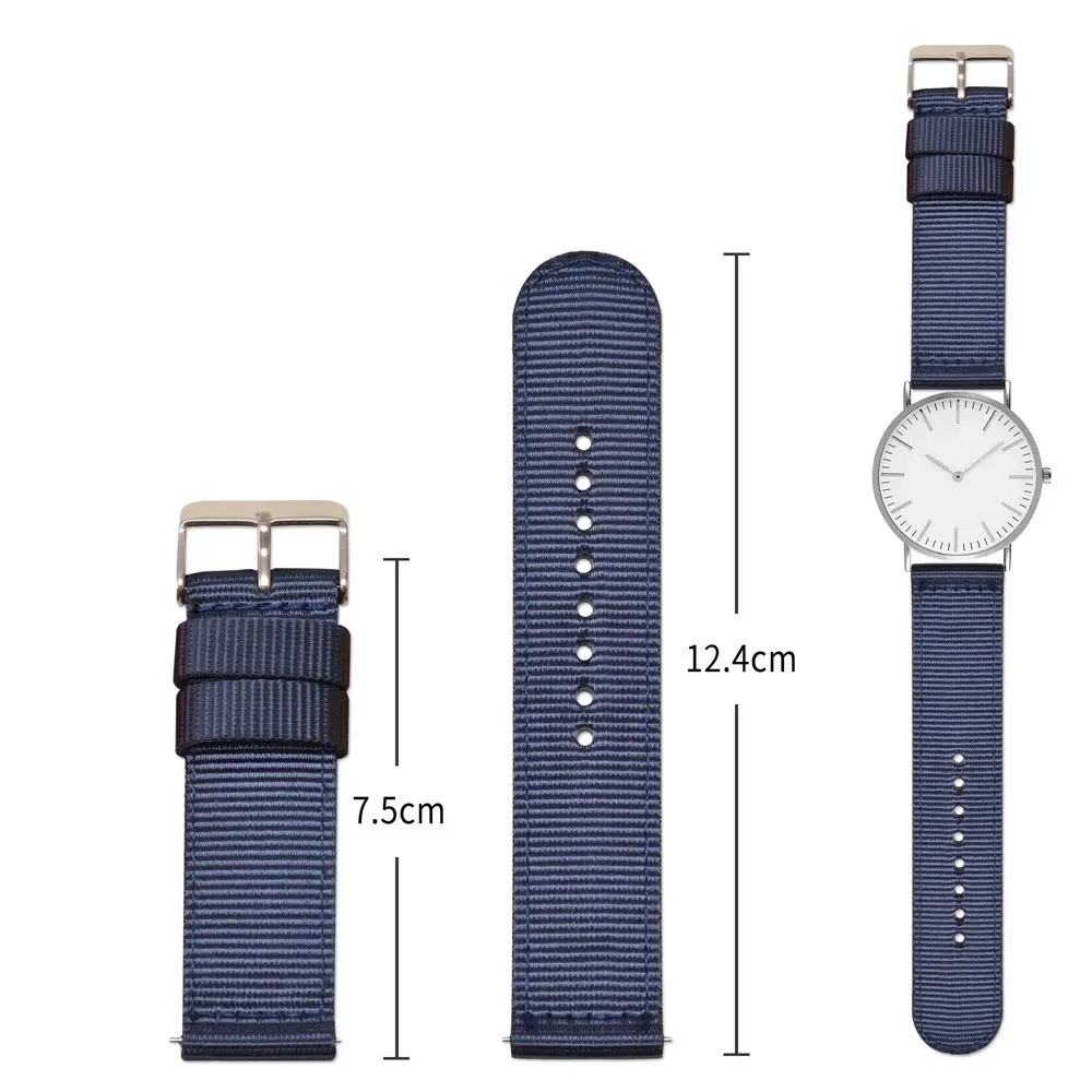 Nylon Watch Strap Replacement Band – Adjustable Sport Wristband